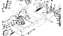 Cutter Deck 3 для садового трактора YAMAHA YT3600N1989 г. 