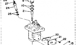 Injection Pump Section Parts для генератора YAMAHA EDL5500DVE