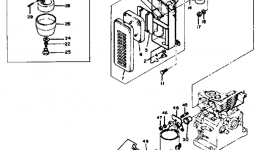 Intake Carburetor Exhaust Ef1800 для генератора YAMAHA EF1800