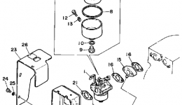 Carburetor - Air Filter для генератора YAMAHA YS624WEN