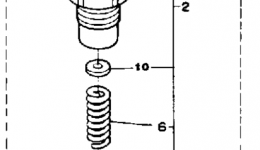 Nozzle Holder Section Parts для генератора YAMAHA EDL5500DVE