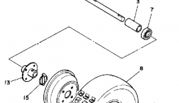 Wheel Suspension 1 для генератора YAMAHA YS624WM