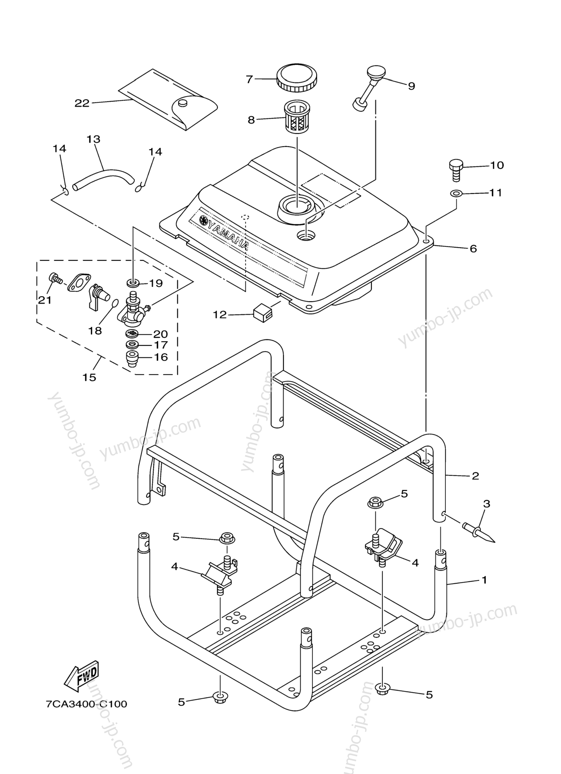 Frame Fuel Tank для генераторов YAMAHA EF2600C 