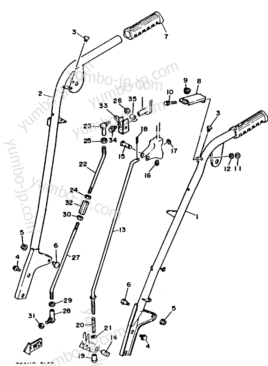 Steering - Link для генераторов YAMAHA YS624TEP 