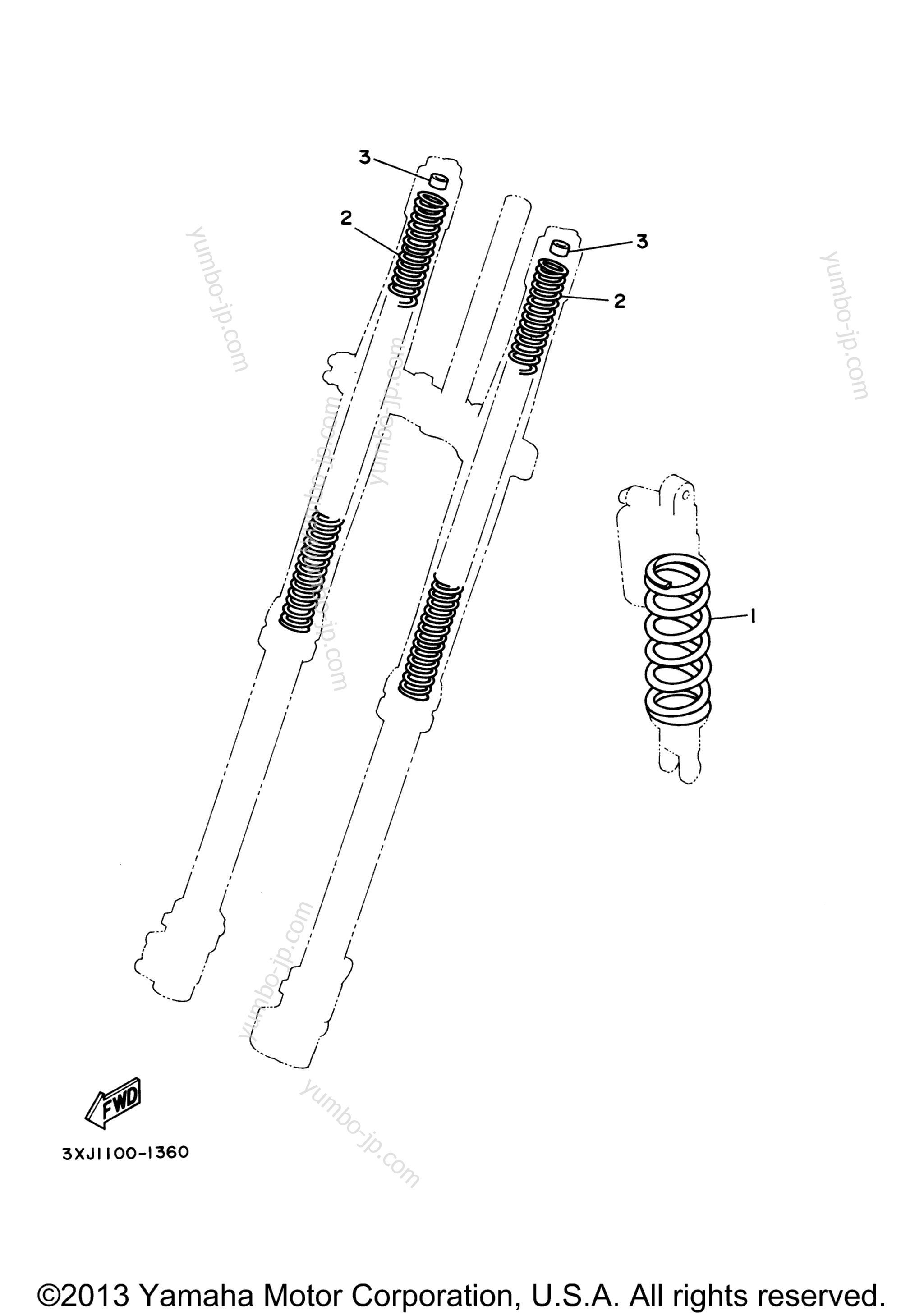Alternate Chassis for motorcycles YAMAHA YZ250 (YZ250R) 2003 year