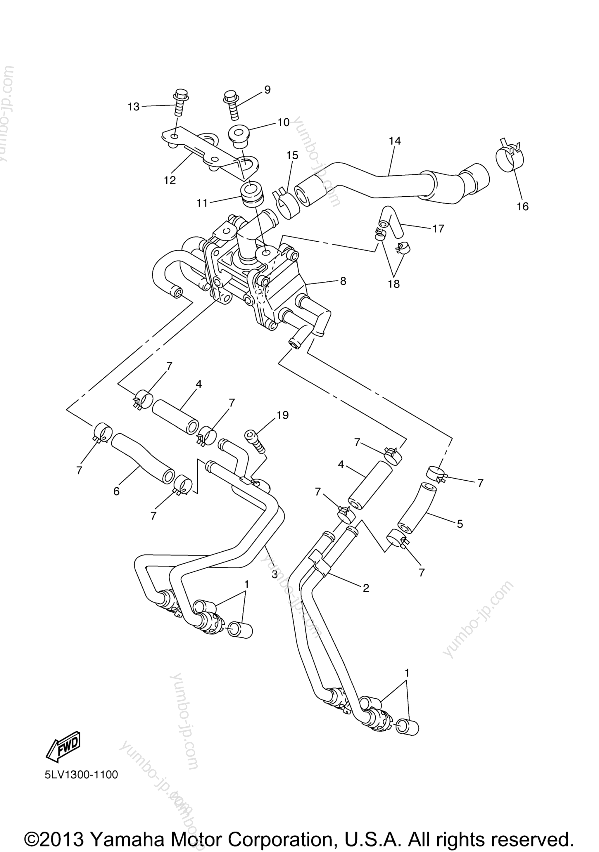 Air Induction System для мотоциклов YAMAHA FZ1 (FZS1000SPR) 2003 г.