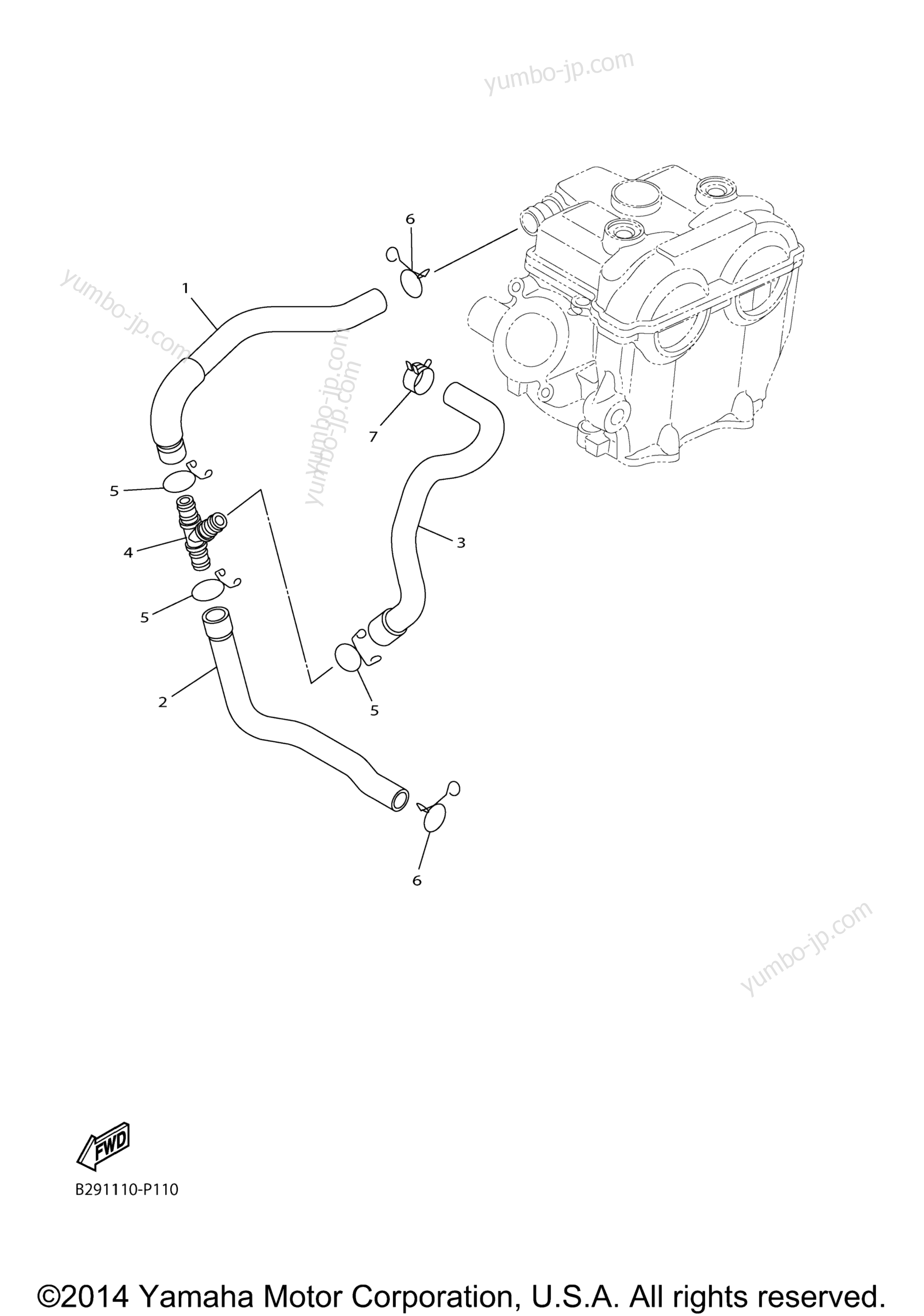 Air Induction System для мотоциклов YAMAHA WR250F (WR250FF) 2015 г.
