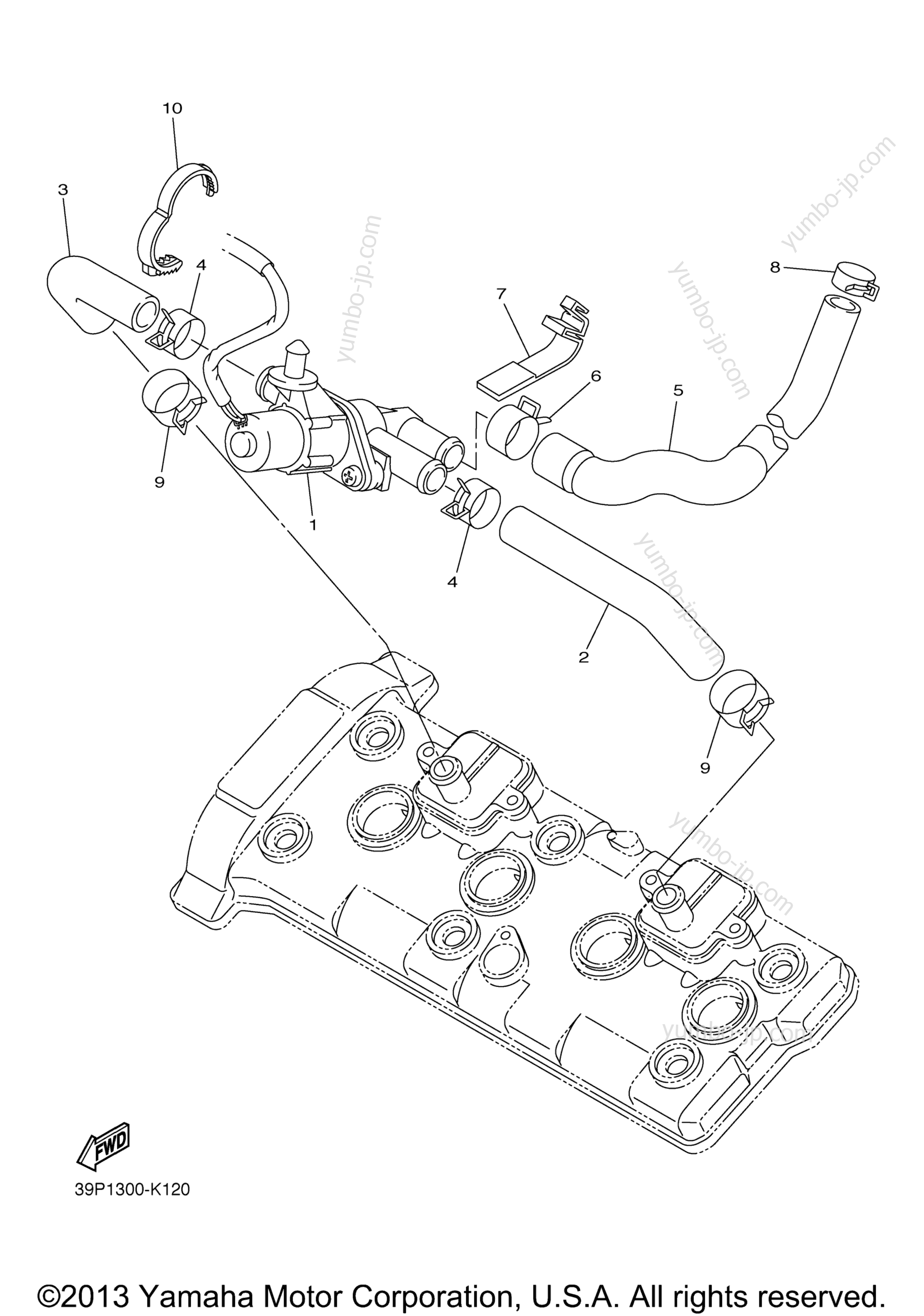 Air Induction System для мотоциклов YAMAHA FZ8 (FZ8NBG) 2012 г.