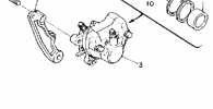 REAR BRAKE CALIPER