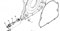 Crankcase Cover - Tachometer Gear
