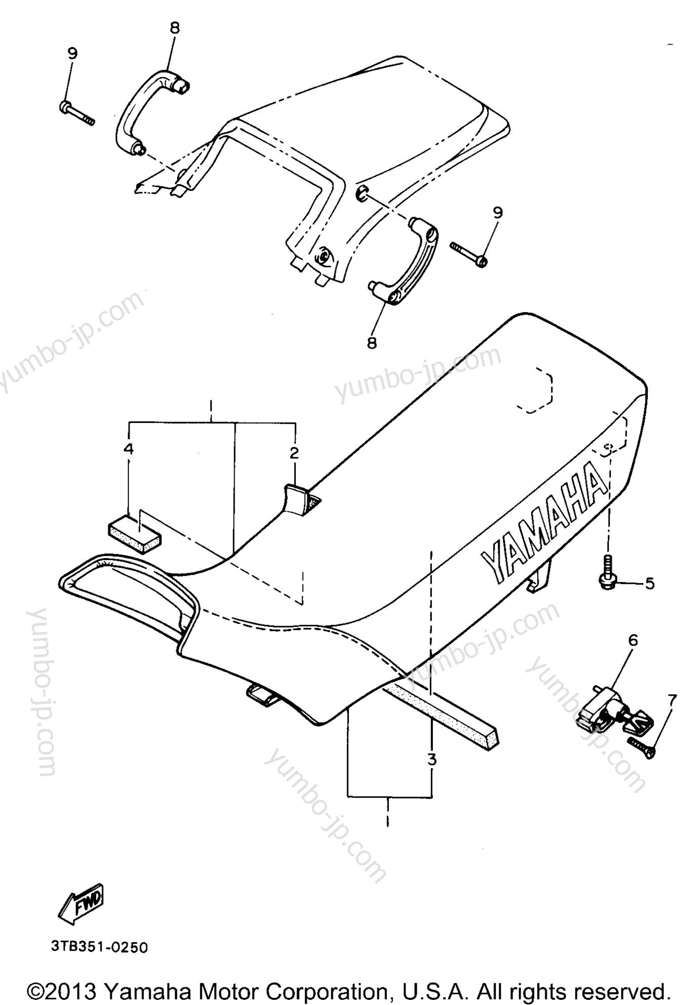 SEAT for motorcycles YAMAHA XT600EE 1993 year