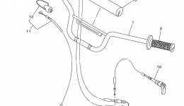 Steering Handle Cable для мотоцикла YAMAHA TTR110E (TTR110EF)2015 г. 