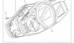 Измерительные приборы для мотоцикла YAMAHA FJR1300A (FJR13AECR) CA2014 г. 