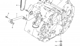 Масляный насос для мотоцикла YAMAHA BOLT R SPEC (XVS95CFCB) CA2015 г. 