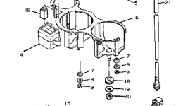 Измерительные приборы для мотоцикла YAMAHA FZR400SUC1988 г. 