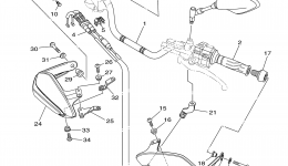 Steering Handle Cable для мотоцикла YAMAHA SUPER TENERE (XTZ12FCS) CA2015 г. 