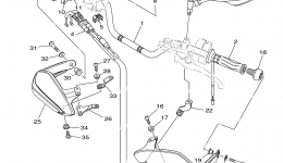 Steering Handle Cable для мотоцикла YAMAHA SUPER TENERE ES (XTZ12EECGY) CA2014 г. 