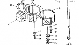 Измерительные приборы для мотоцикла YAMAHA FZR400SAC1990 г. 