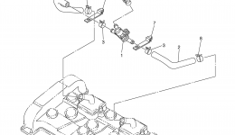 Air Induction System for мотоцикла YAMAHA FZ6 (FZS6TC) CA2005 year 