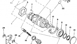 Shift Cam - Fork для мотоцикла YAMAHA IT425G1980 г. 