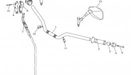 Steering Handle Cable для мотоцикла YAMAHA VMAX (VMX17EGY)2014 г. 