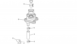 Air Induction System для мотоцикла YAMAHA WR25R (WR25REC) CA2014 г. 