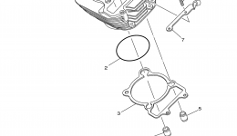 CYLINDER for мотоцикла YAMAHA TW200 (TW200XC) CA2008 year 