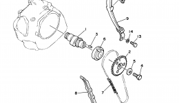 Camshaft Chain for мотоцикла YAMAHA TTR230 (TTR230E)2014 year 