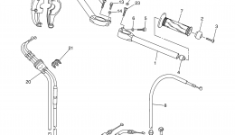 Steering Handle & Cable для мотоцикла YAMAHA YZFR6 (YZFR6FW)2015 г. 