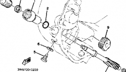 Tachometer Gear для мотоцикла YAMAHA XS650SJ1982 г. 