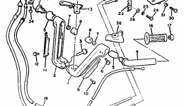 Handlebar Cable для мотоцикла YAMAHA VENTURE ROYAL (XVZ13DUC) CA1988 г. 