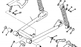 Rear Arm-Reap Cushion-Chain Case for мотоцикла YAMAHA TY80B1975 year 