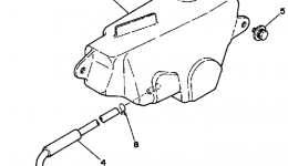 Oil Tank - Tool для мотоцикла YAMAHA Y-ZINGER (PW80N)1985 г. 