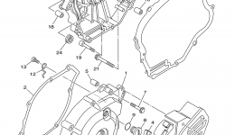 Crankcase Cover 1 для мотоцикла YAMAHA TTR125LE (TTR125LEE)2014 г. 