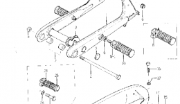 Rear Arm And Chain Case для мотоцикла YAMAHA YL2C YL2CM (YLCM_68_TR)1968 г. 