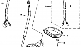 Измерительные приборы для мотоцикла YAMAHA TRAILWAY (TW200KC) CA1998 г. 