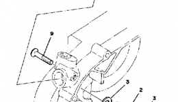 Tachometer Gear для мотоцикла YAMAHA DT175H1981 г. 