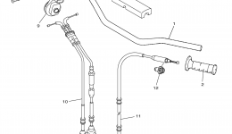 Steering Handle Cable для мотоцикла YAMAHA YZ250F (YZ250FFW)2015 г. 