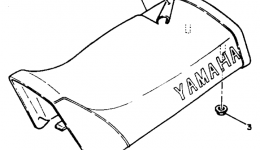 SEAT для мотоцикла YAMAHA Y-ZINGER (PW80B)1991 г. 