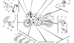 Electrical 1 для мотоцикла YAMAHA YZF-R1 WORLD GP 50TH ANNIVERSARY ED (YZFR1BGPC) CA2012 г. 