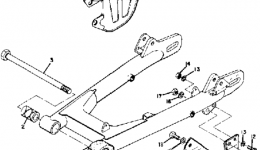 Rear Arm - Chain Case для мотоцикла YAMAHA CT11969 г. 