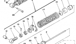 Rear Suspension для мотоцикла YAMAHA IT425G1980 г. 