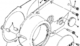 Crankcase Cover (Left) for мотоцикла YAMAHA XS650SE-111978 year 