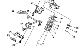 Steering для мотоцикла YAMAHA ROUTE 66 (XV250W)1989 г. 