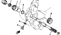 Tachometer Gear для мотоцикла YAMAHA XS650SE-111978 г. 