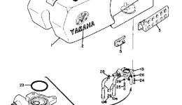 Топливный бак для мотоцикла YAMAHA TR2 TR2B (TR2B)1971 г. 