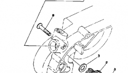 Tachometer Gear для мотоцикла YAMAHA DT125F1979 г. 