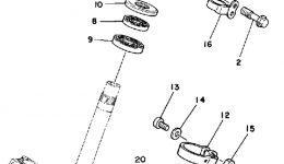 Steering for мотоцикла YAMAHA IT425G1980 year 