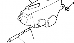 Oil Tank - Tool для мотоцикла YAMAHA Y-ZINGER (PW80B)1991 г. 