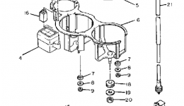 Измерительные приборы для мотоцикла YAMAHA FZR400SWC1989 г. 
